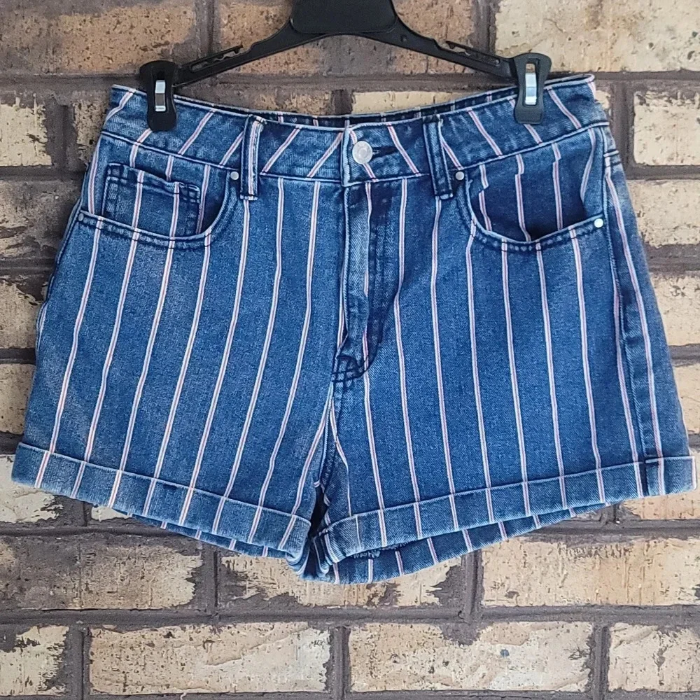 PacSun the mom denim shorts
